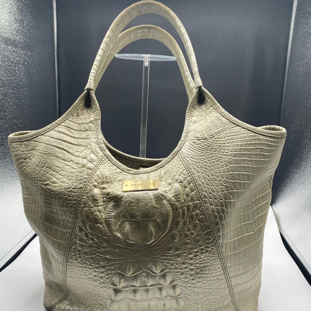633 Brahmin Adrian silver tote bag (Melbourne)